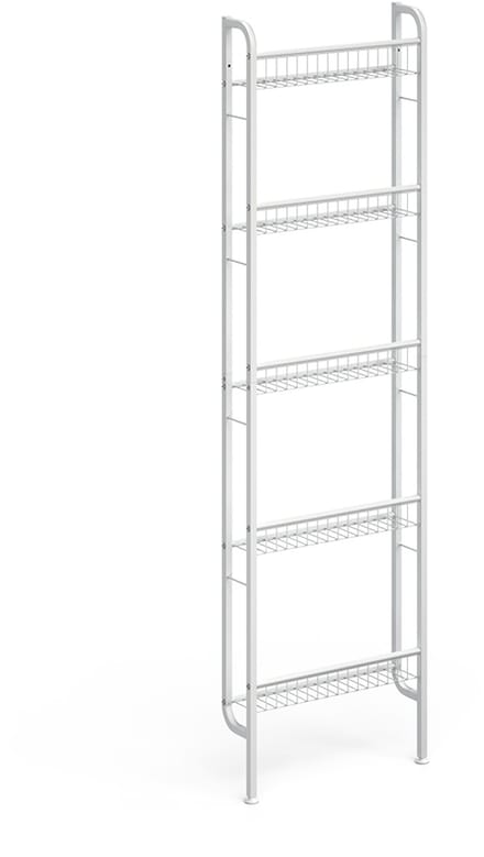 Vicco Klivo Ladderrek – 44.5 x 160 cm met 5 planken Wit