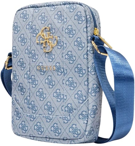 GUESS, 10'' Schoudertas Model 4G, Blauw