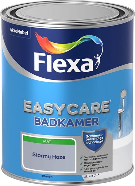 Flexa - Easycare Badkamer - Stormy Haze - Mengverf - 1 L