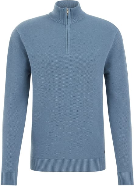 WE Fashion Heren Regular fit trui met rits
