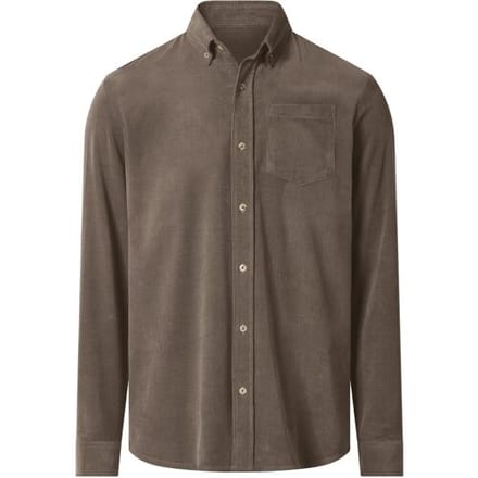 ESMARA MEN Heren corduroy overhemd (Beige, L)