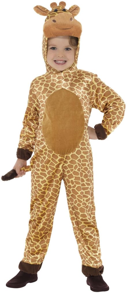 Smiffy's Giraffe kostuum - kinderen - polyester - dierenpak - onesie - carnaval - verkleedkleding 146/158