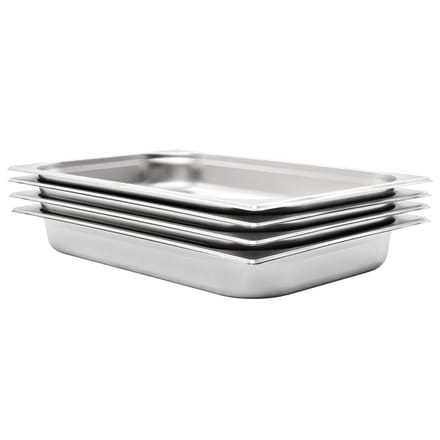 vidaXL - Gastronormbakken - 4 - st - GN - 1/1 - 65 - mm - roestvrij - staal
