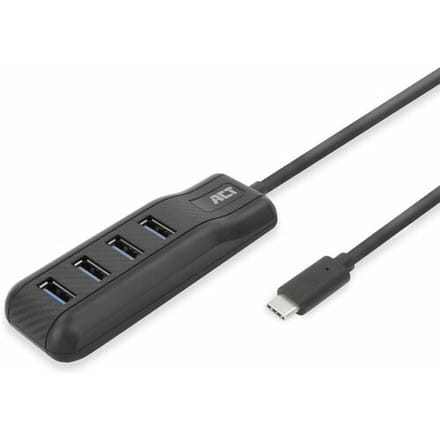 ACT USB-C hub 3.0, 4 poorts USB-A AC6420