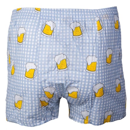 Happy Shorts Wijde Boxershort Bierpullen - Losse boxershort - Maat L