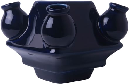 Heinen Delfts Blauw - Tulpenvaas Stapelgekte - Donkerblauw - Midden - 10 cm