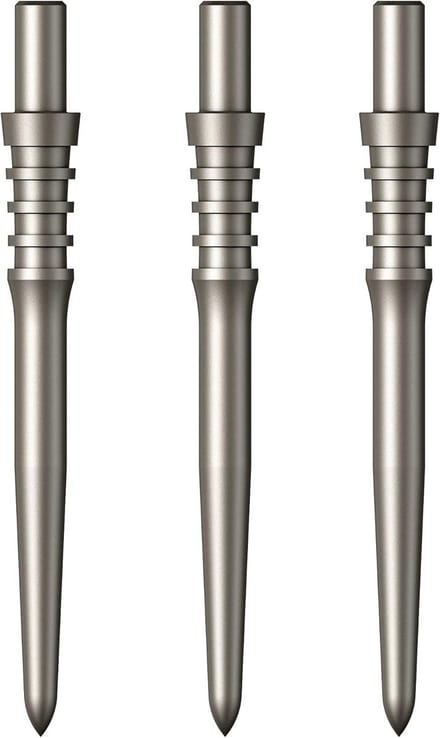 Dartpunten - Reservepunten - Darts Spelen - Titan Pro Grip - 28mm - Zilver