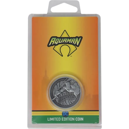 Fanattik Aquaman DC Comics Limited Edition Collectible Coin