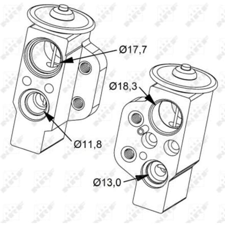 Expansieventiel, airconditioning NRF 38476
