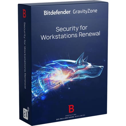 Bitdefender GravityZone Security for Workstations Renewal 1 Jaar 5 - 9 Gebruiker(s) Bedrijf