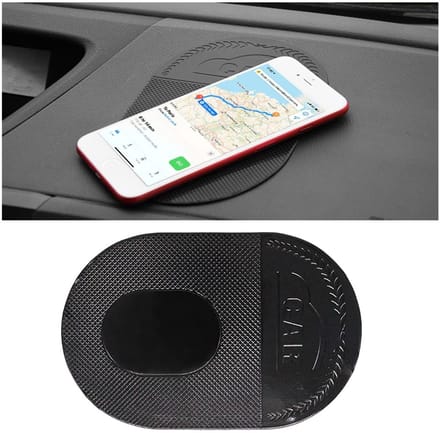 Dailygoods- Dashboardmat Antislip - Silicone - 18x12cm - Universeel - Antislipmat voor Auto - Bevestigen van Accessoires