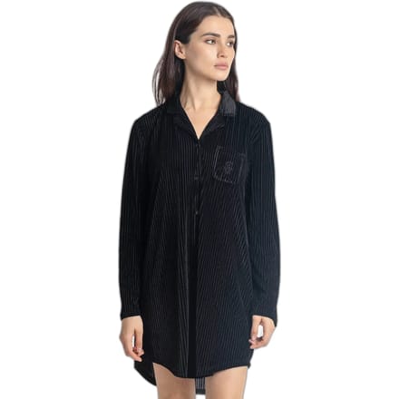 Elegante gestreepte cami top met lange mouwen voor vrouwen Admas