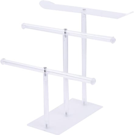 Acryl haarbandhouder organizer 3 verdiepingen transparant voor haaraccessoires