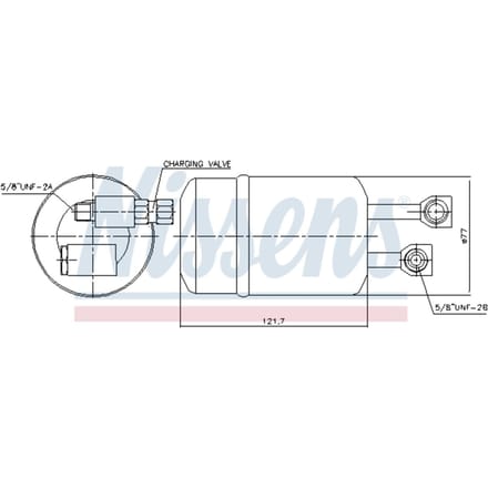 Droger, airconditioningsysteem NISSENS 95134