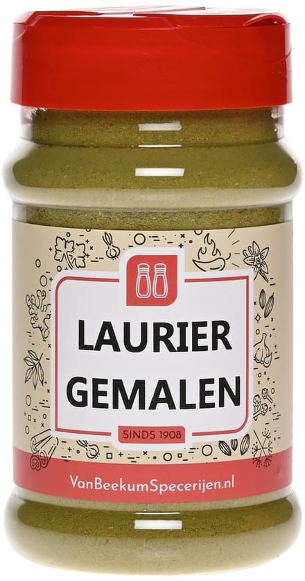 Van Beekum Specerijen - Laurier Gemalen - Strooibus 100 Gram