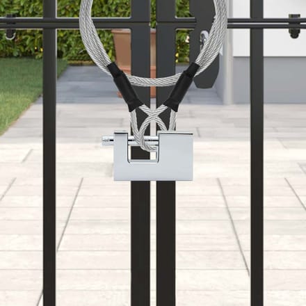 Cadenas Suspendu 2 pcs Acier Argenté
