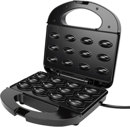 Koekjesmaker Walnoot - Oreshki Maker - Bakken Thuis - Dubbelzijdig Verwarming - 19 x 22 x 23 cm