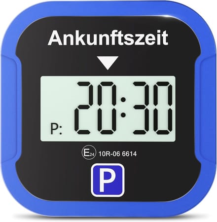 Warmfay Elektronische parkeerschijf met goedkeuring van KBA