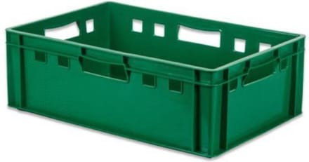 Alpac Stapelbak - Opbergbak - E2 Vleeskrat - 600 x 400 x 200 mm - 40L - Groen
