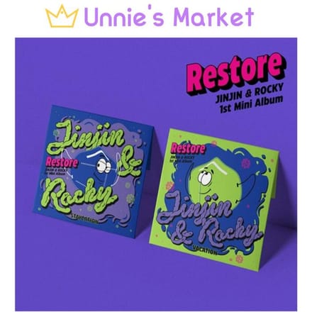 JINJIN & ROCKY(ASTRO) HERSTELLEN(Willekeurig) / 1e mini-album RANDOM 1EA blue