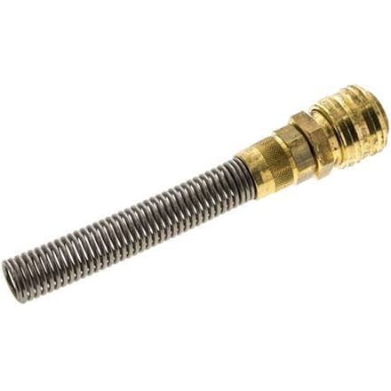 Messing DN 7.2 (Euro) Luchtkoppeling Snelkoppeling 9x12 mm Push-On Buigbescherming - CLS7-NPS-B-9