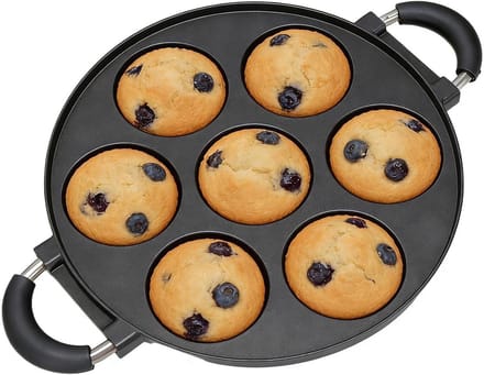 Donut Maker - Bakvorm - Gebak Maken - 7 Gaten - 329 cm Breed - Grijs