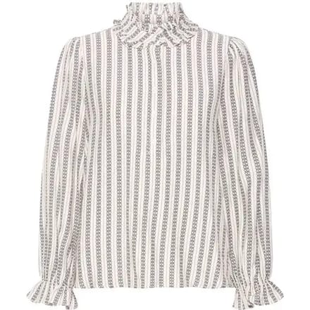 Damesblouse met lange mouwen Ichi Flonizo