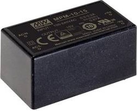 Mean Well MPM-10-5 AC/DC-printnetvoeding 5 V/DC 2 A
