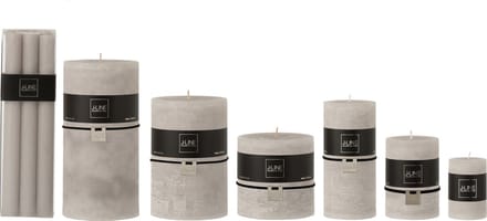 J-Line tafelkaars - lichtgrijs - 9U - doos van 6