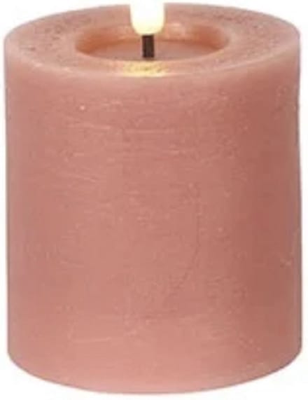 Countryfield LED Stompkaars rustiek 8 cm - Roze