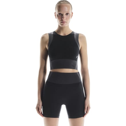 On Studio Knit Crop 1 W Black | Eclipse Maat: L | Sport BH's Outlet | Dames | Zwart