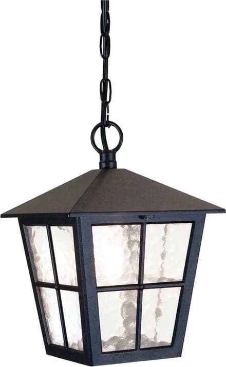 Elstead Lighting LED Buiten Hanglamp Canterbury | 1X E27 Max 60W | Dimbaar | Black