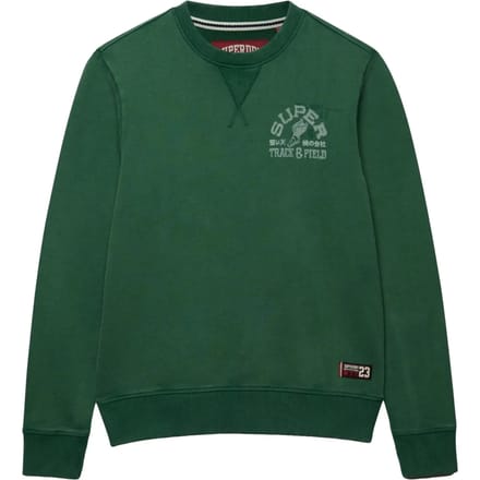 Superdry Vintage Prep Relaxed Crew Sweatshirt Groen 2XL Man