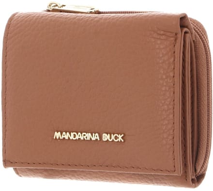 MANDARINA DUCK Leren portemonnee Mellow Wallet Pecan Nut Lichtbruin