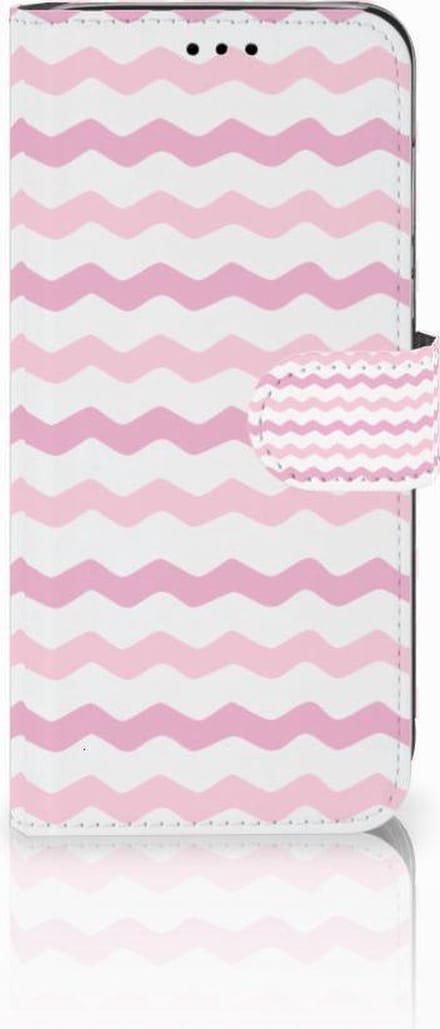 Huawei P20 Lite Telefoon Hoesje Waves Roze