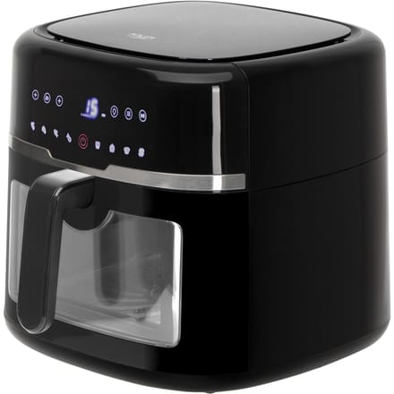 Olievrije friteuse Luchtfriteuse Olievrije friteuse 8L 80-200 ° C timer 2500W 9 programma's weergave