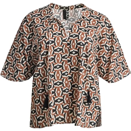 Vrouwenblouse Mat Fashion Geometric
