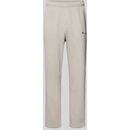 straight fit Sweatpants met Labelstitching