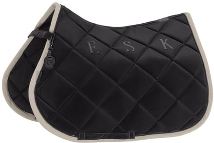 Eskadron Zadeldek Silk Contrast Diamond Platinum 26/27 Full Zwart
