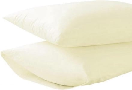 100% Katoen - Kussenslopen - Set van 2 - 60x60 cm - Créme
