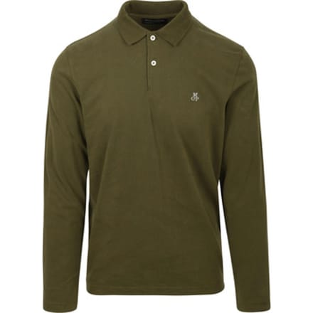 T-shirt Marc O'Polo Poloshirt Lange Mouwen Groen