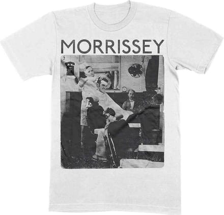 Morrissey - Barber Shop Heren Tshirt - L - Wit