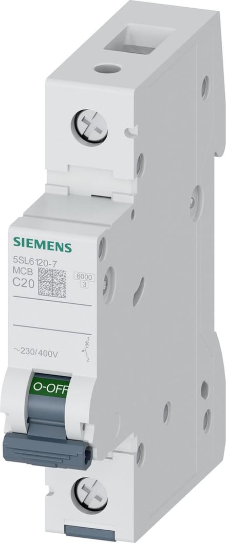 Zekeringautomaat 1-polig 20 A Siemens 5SL61207