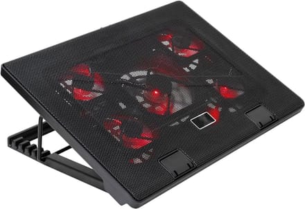 QORA® Laptop Cooler - Zwart - ‎28cm x 4cm x 38cm