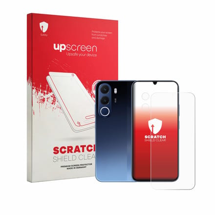 upscreen - Screenprotector voor realme C100x (Voor+Camera) - Folie Beschermfolie transparant
