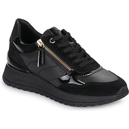 GEOX DESYA DAMES Sneakers - ZWART - Maat 36