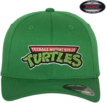 Teenage Mutant Ninja Turtles TMNT-logo- Flexfit -pet, groen