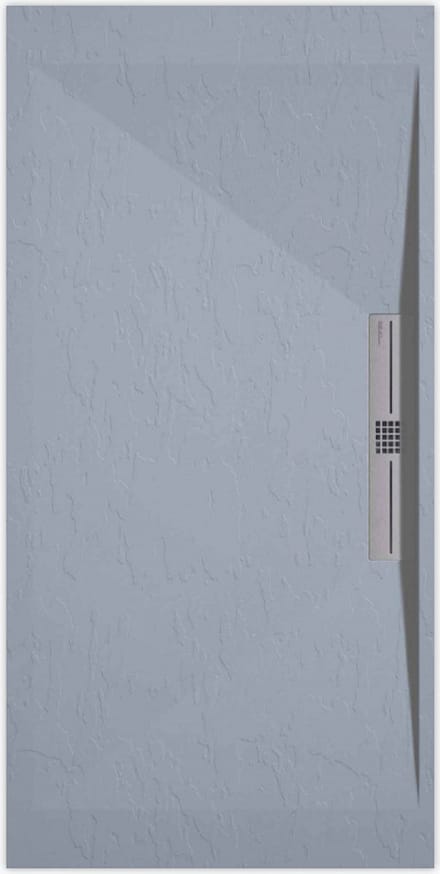 Sanifun douchebak Stone Side Gray Slate 1000 x 900 S