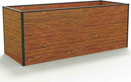 150 x 77 x 77 cm Moestuinbak Standard Christina, Laklaag met houtoptiek