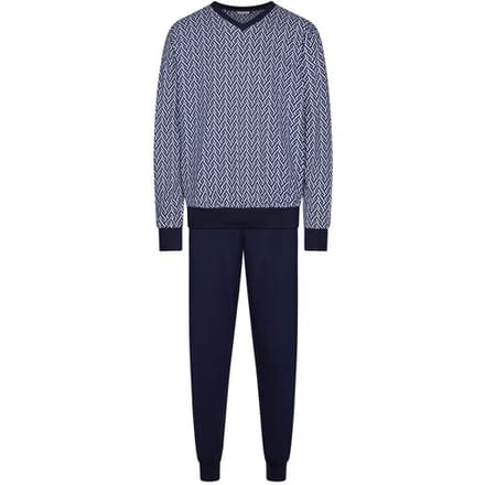 Pastunette - Pyjama - Blue Motion - Katoen - Blauw - Maat S